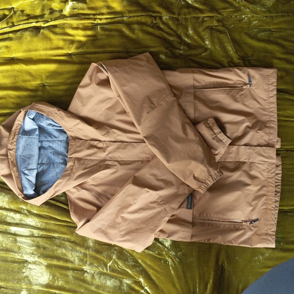 Columbia Sportswear Rain Jacket, XL, Warm Chestnut color